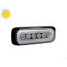 AXIXTECH 2-i-1 Flash Lampe Med 6+18 LED, 12V/24V - Hvid/Gul