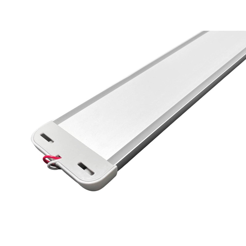 LED Interiør Rail m/afbryder, 2400 lumen, 24W, 560x100x28mm, R10, 12-28V