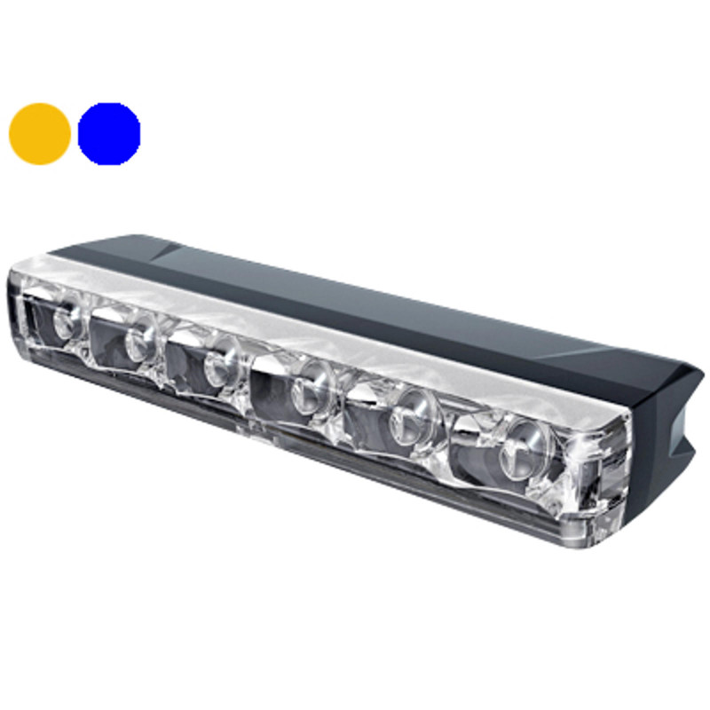 AXIXTECH Slim LED Flash gul/blå