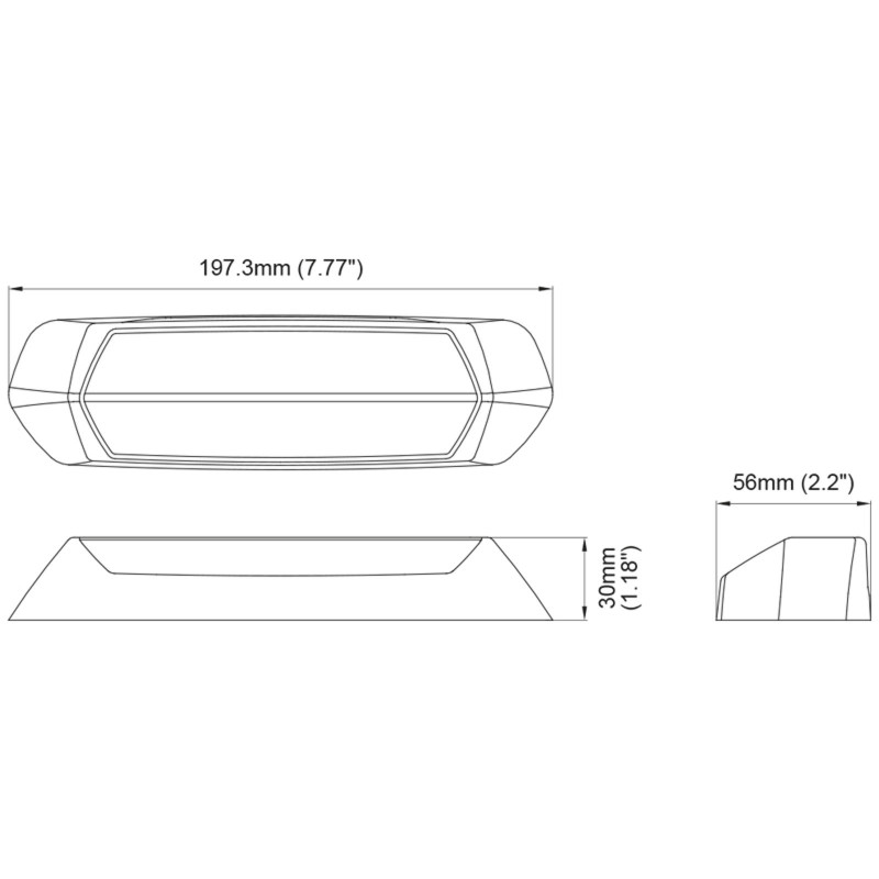 AXIXTECH SCENEMAX, LED Scene/Warning Combi Light, Hvid/Gul, R10, R65