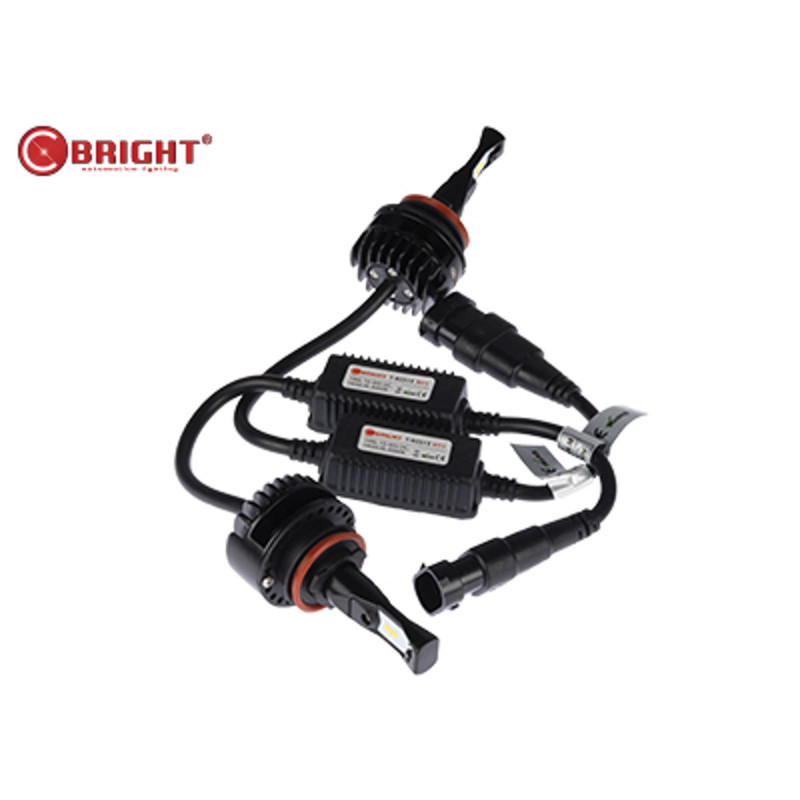 C-BRIGHT LED H11 Konveterings kit, 2 stk Pærer, 38W