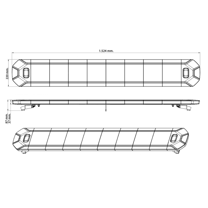 ELENA LED lysbro 1524mm inkl. basic controller