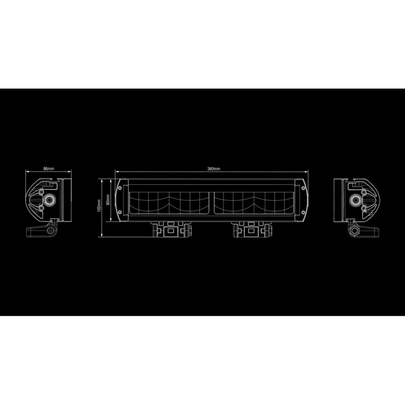 SEEKER LED FJERNLYSBAR