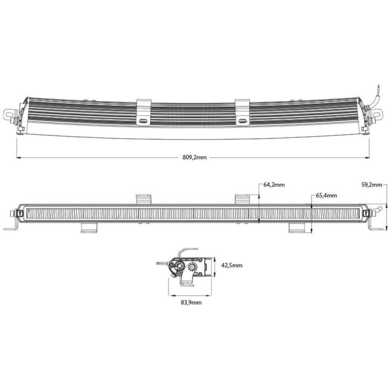 SEEKER ULTIMA 30 CURVED fjernlysbar