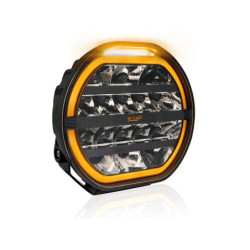 W-LIGHT FURY 9" LED fjernlyslampe m/indbygget advarselslys