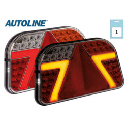 Autoline LED baglygte - Venstre