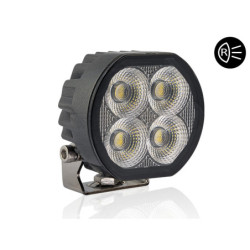 BULLPRO SPECTRUM LED arbejdslampe 24W Rund. . 9-32vdc. 1.37A/13.7v. 5000K. IP68. DT stik indbygget.