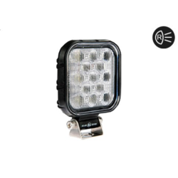 BULLPRO LED WORK/REVERSE COMBI. Firkantet. R23 godkendt arbejds/baklygte 20W. 1284lumen. 5700K. 12-4