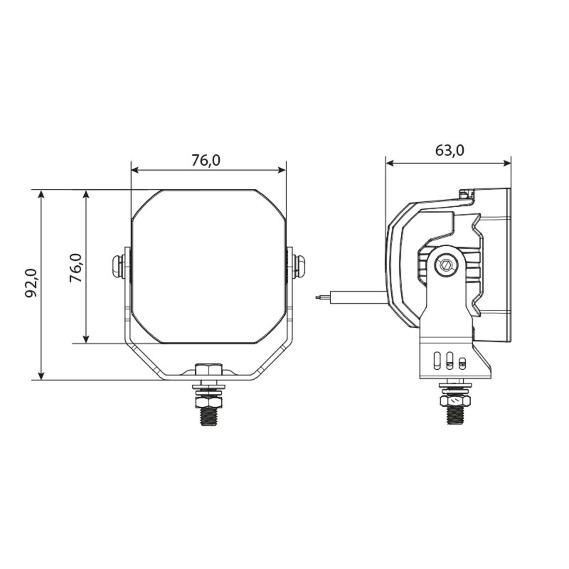 BULLPRO BULLY 3000 12-48V LED arbejdslampe