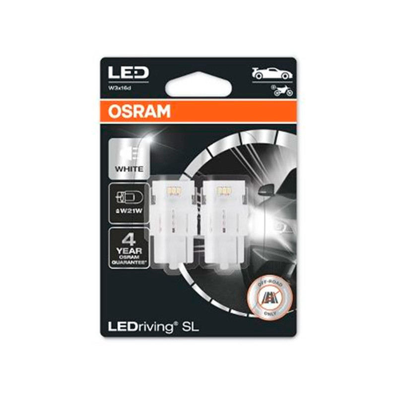 OSRAM LED W21W. 2 stk