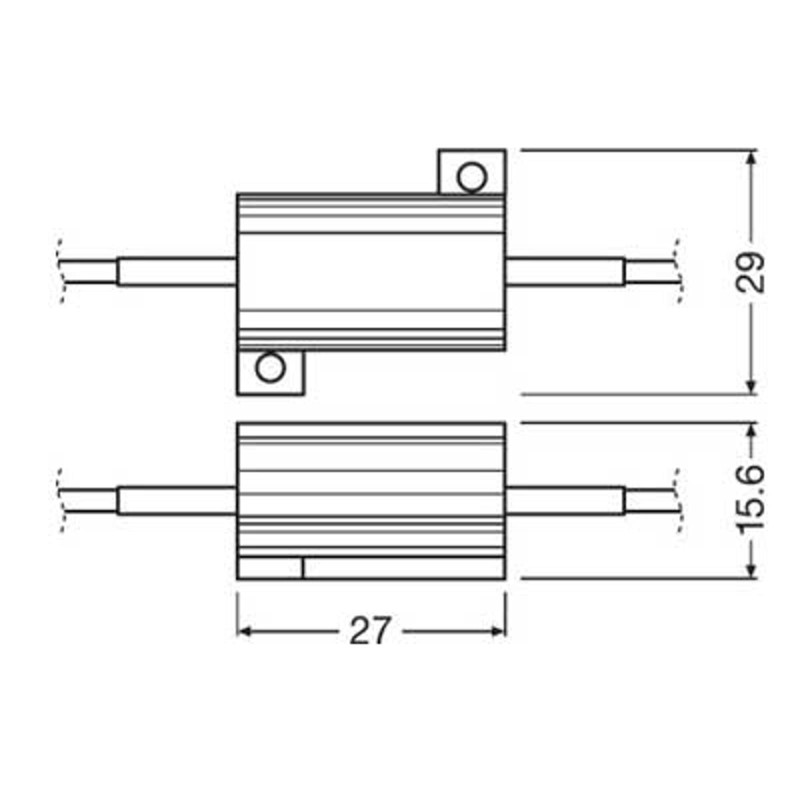 OSRAM LED Modstand 21W. 2 stk