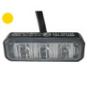 AXIXTECH LED Flash - MS3 til frontgitter montering. Gul lys