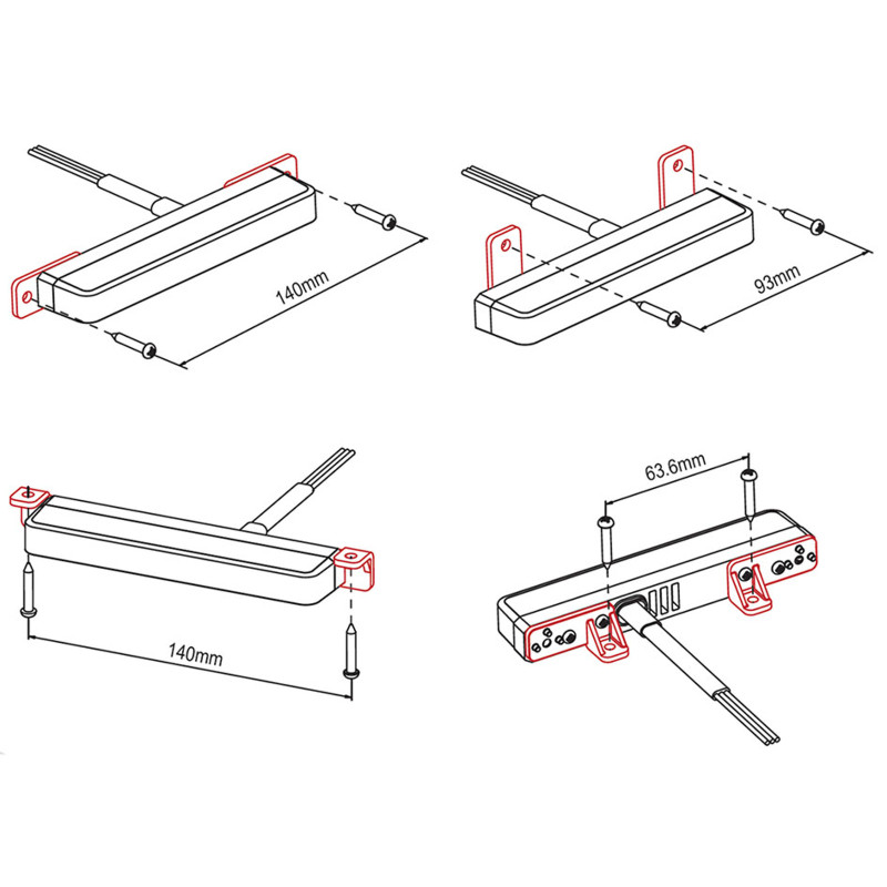 AXIXTECH LED FLASH - ORANGE