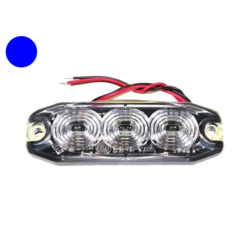 LED Flash-lampe 3x3w Blå