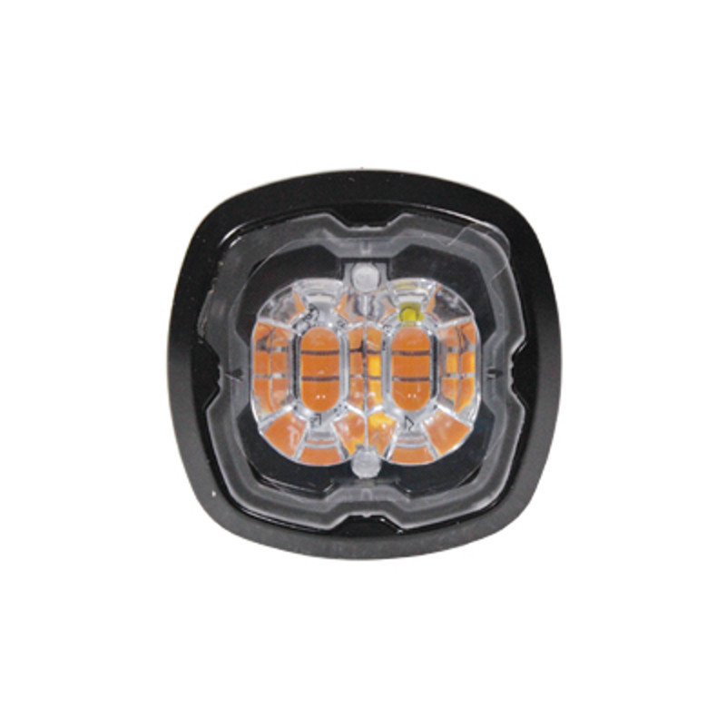 LED Flash. 6 x 3 watt. Gul. IP67