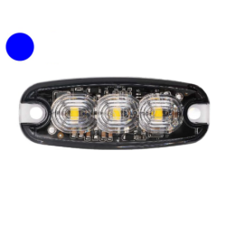 LED Flash 3x3W Blue/Blå
