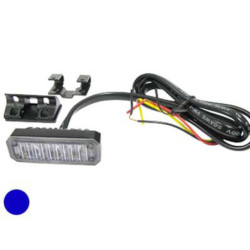 LED Flash-lampe 3x3w Blå