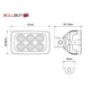 BULLBOY LED arbejdslampe 30W BULLBOY LED arbejdslampe 30W