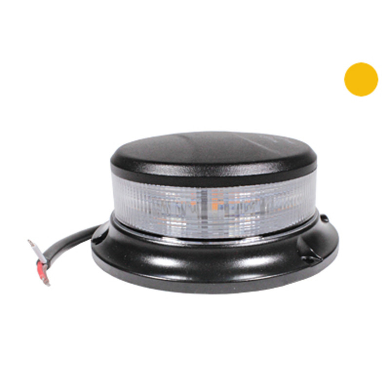 LED Flashing BEACON m/klar glas