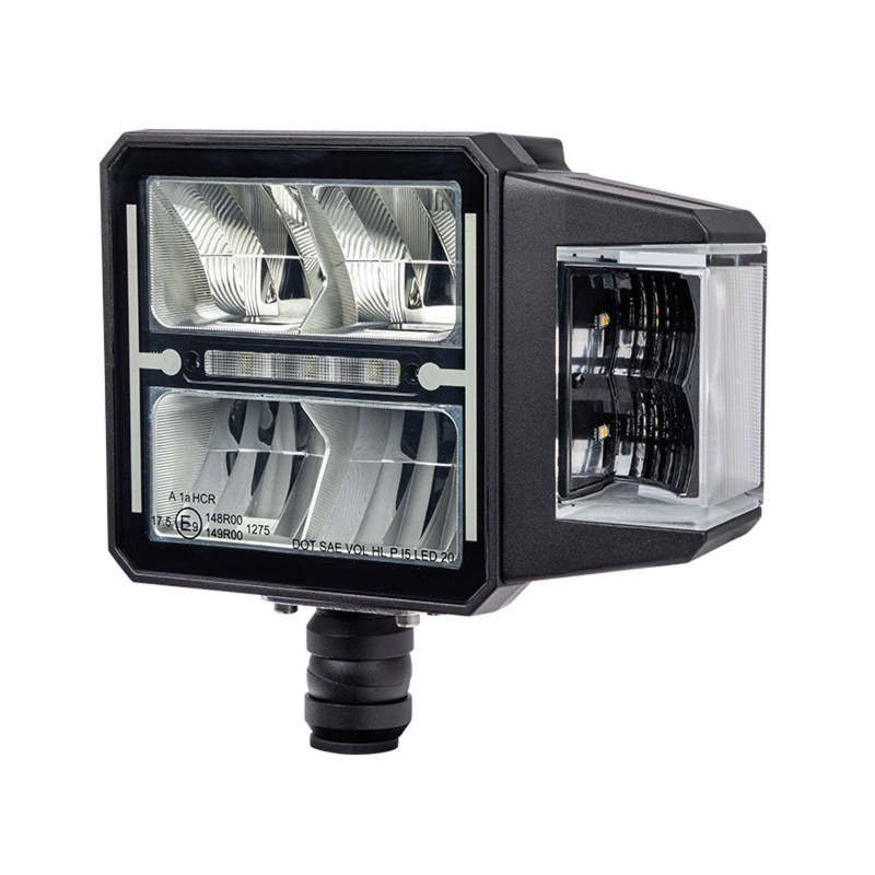 Bullboy Agriline Kørelys. Kombi Høj/Lav/Blink/Position m/varme i glas