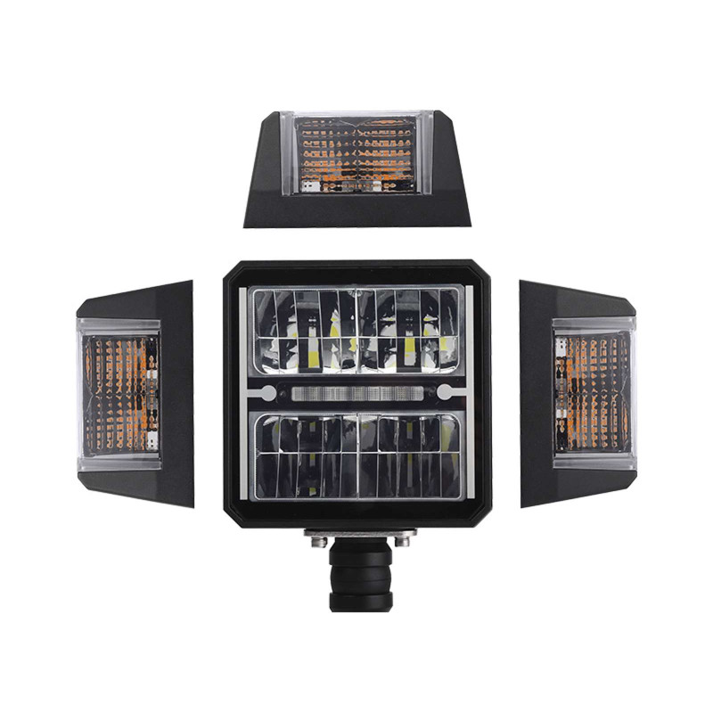 Bullboy Agriline Kørelys. Kombi Høj/Lav/Blink/Position m/varme i glas