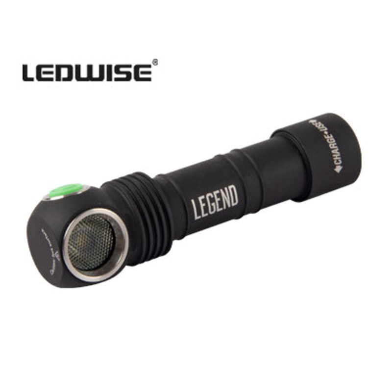 Ledwise Legend 2Gen lomme & pande lygte. 6000k. 1500Lumen. 52g. 3500mAh batteri
