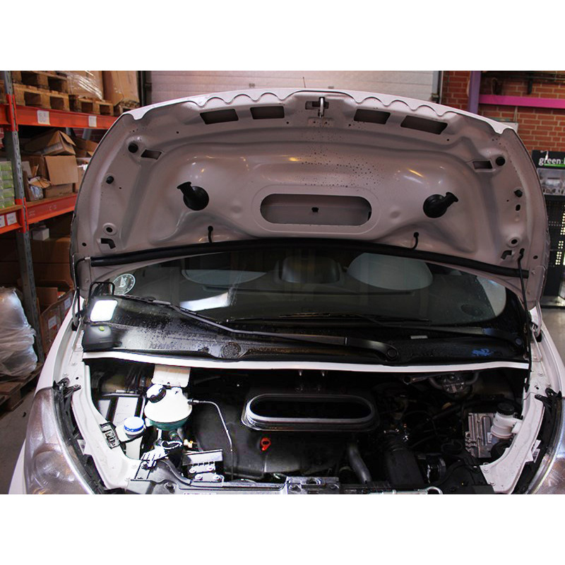 Mobil LED arbjdslampe m/magnetfod samt indbygget advarselsblink