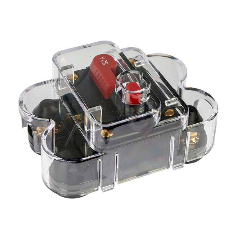 Switch Panel. 12-24V. 8 udgange. 2x5A. 2x10A. 2x20A. 2x20A. IP67.  inkl 100 stk symboler til trykpan