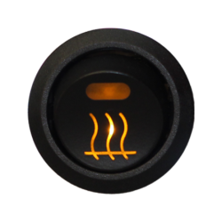 Afbryderkontakt 12V. varme. belyst symbol