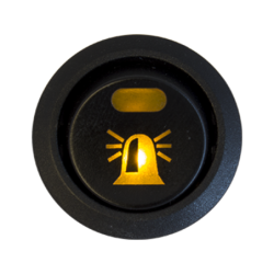 Afbryderkontakt 12V. advarselslys. natsænkning. belyst symbol