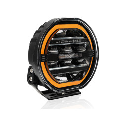 W-LIGHT FURY 7" LED Fjernlys lampe m/indbygget advarselslys