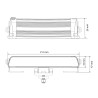 W-LIGHT Surge Super Slim 8.5 LED fjernlyslampe
