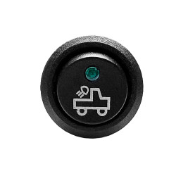 Afbryder med symbol - Arbejdslys + Grøn LED