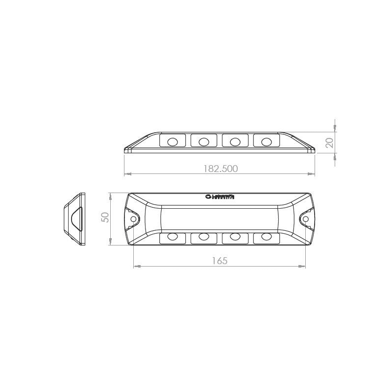 LabCraft S18 Sidemonteret arbejdslampe 10w 1248lm
