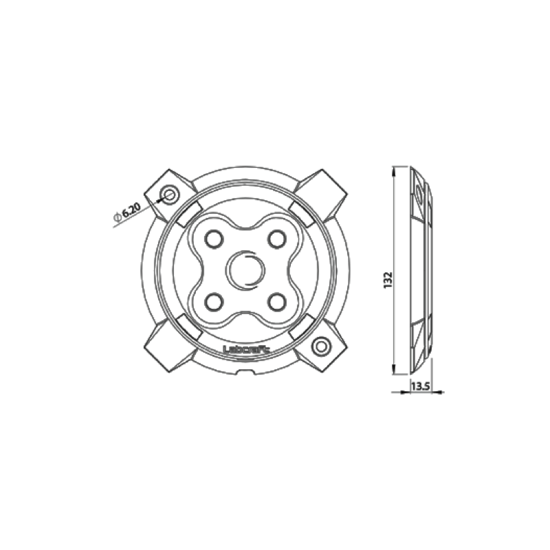 LabCraft Megalux Rund Interiør Lampe 10w 1.248 lumen