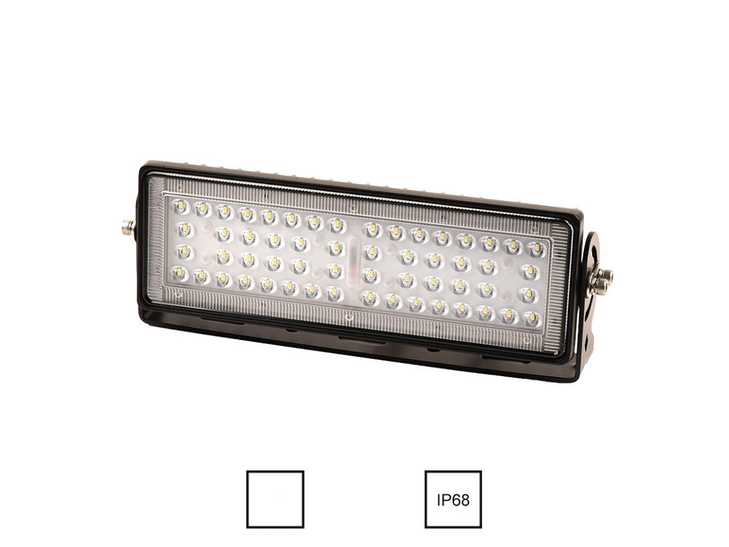 LED Arbejdslampe. 70° rundkegle. 2 m ledning. 60W. 9-36V
