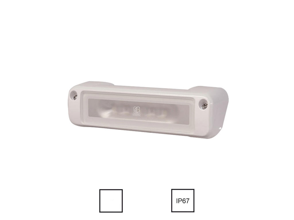 Vandtæt lampe. Perimeter. Hvidt lys. 15W. 10-30V.