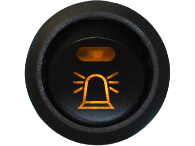 Afbryderkontakt 12V. advarselslys. belyst symbol
