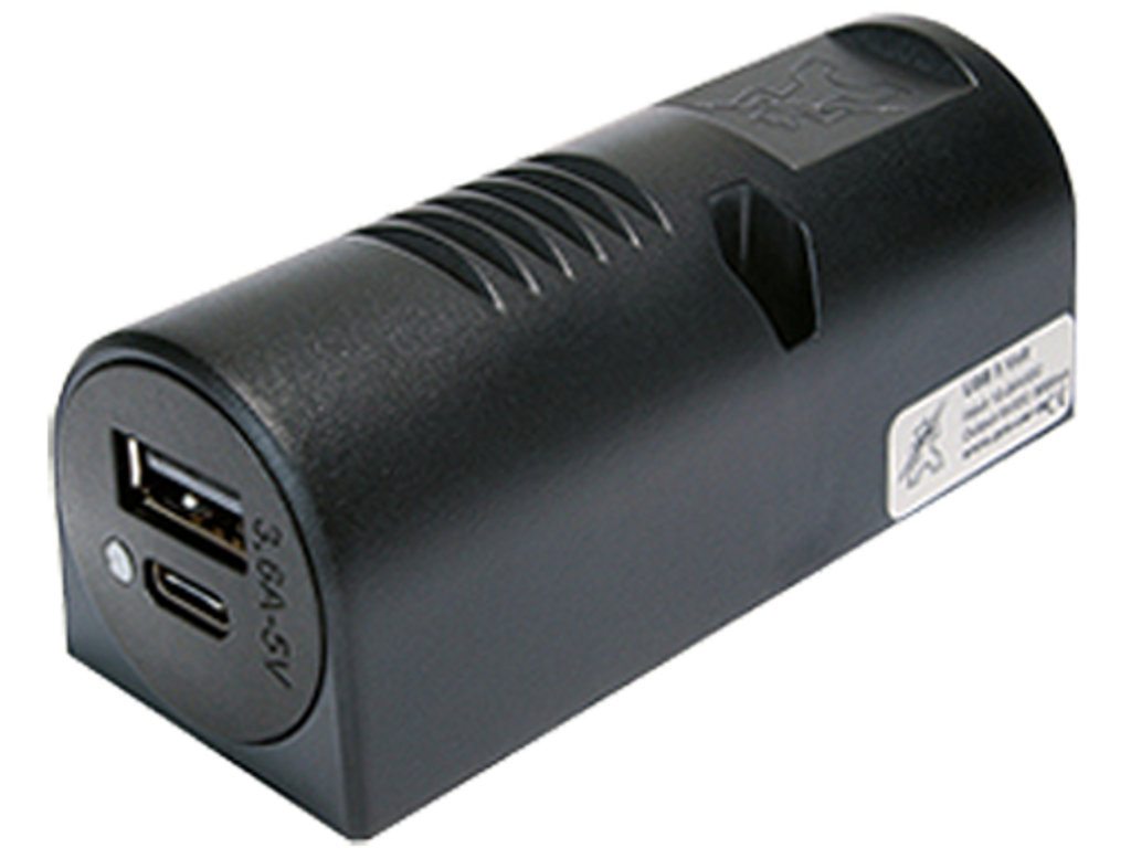USB-C + USB-A udtag. 12 & 24V DC