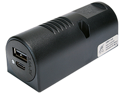 USB-C + USB-A udtag. 12 & 24V DC