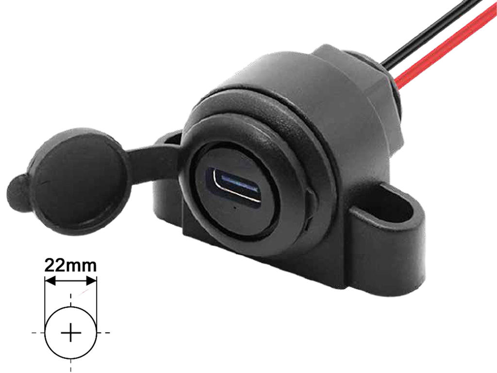 USB-C udtag 12/24V