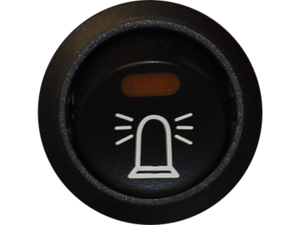 Afbryderkontakt 12V. advarselsblink. belyst