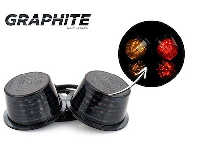 Orange and red module for stalk marker light