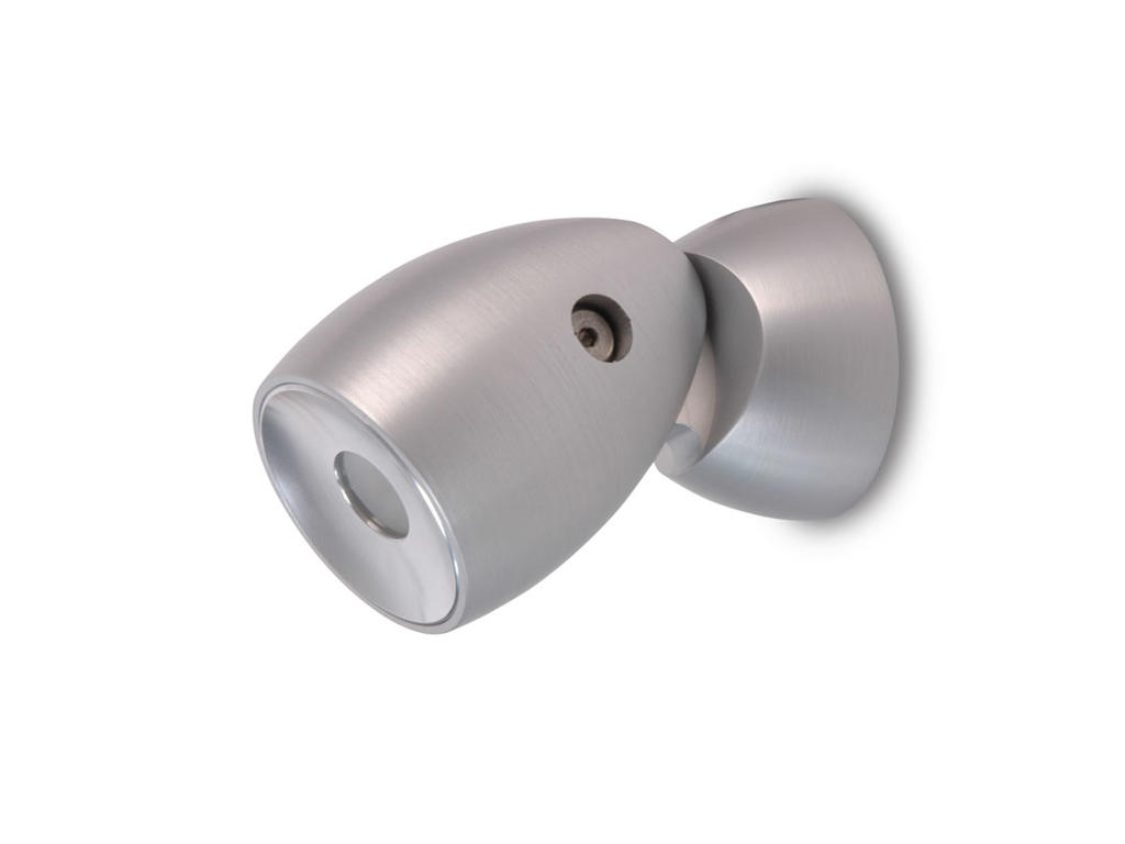 Spotlight ALU hvidt. 12v