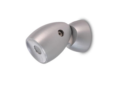 Spotlight ALU hvidt. 12v