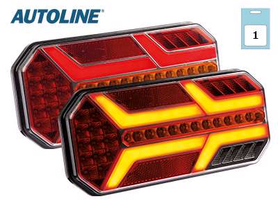 Autoline LED baglygte - Venstre
