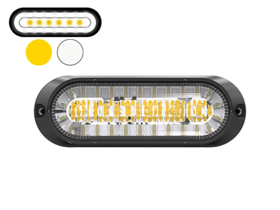 LED Flash Gul/Hvid- Flash & Markeringslys