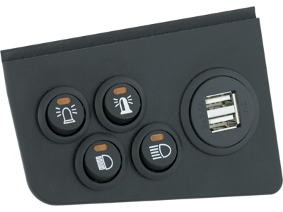 Knapkonsol til VW T6 med USB