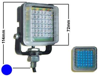 LED signal lampe, blåt blink