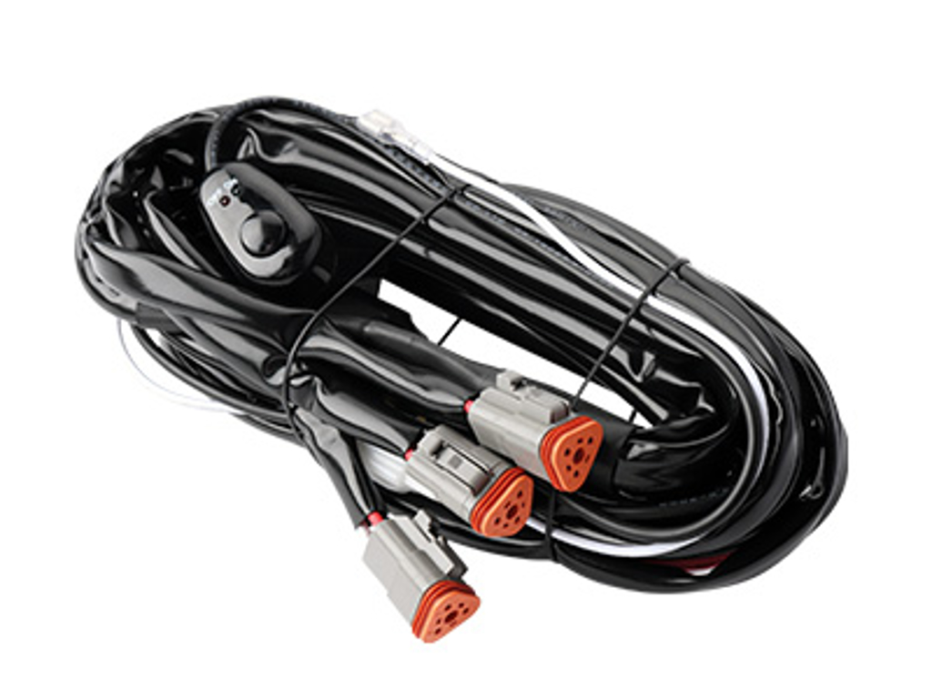 Kabelsæt til 3 lys, m/3pin DT stik (DRL) for SEEKER NS7 + 9